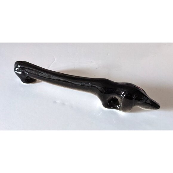 Vintage Dachshund Wiener Dog Porcelain Figurine Pepper Shaker Brown 9*1.5*1 in. - Picture 2 of 7